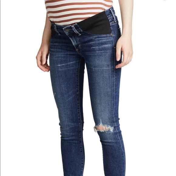 Maternity COH racer ultra skinny jeans size 27 - Picture 2 of 8